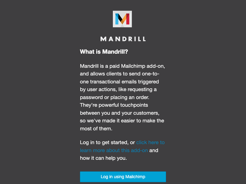 Mandrill API