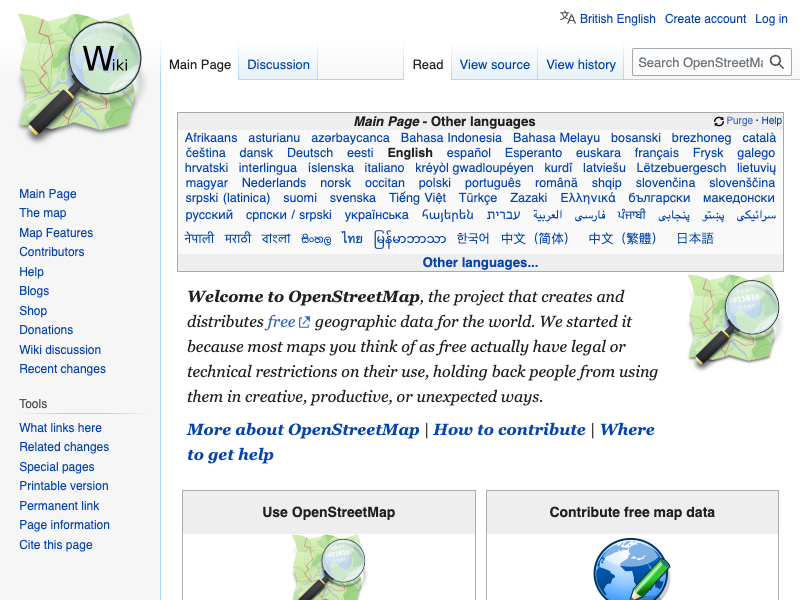 OpenStreetMap API