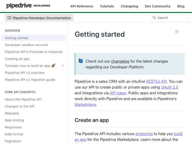 Pipedrive API