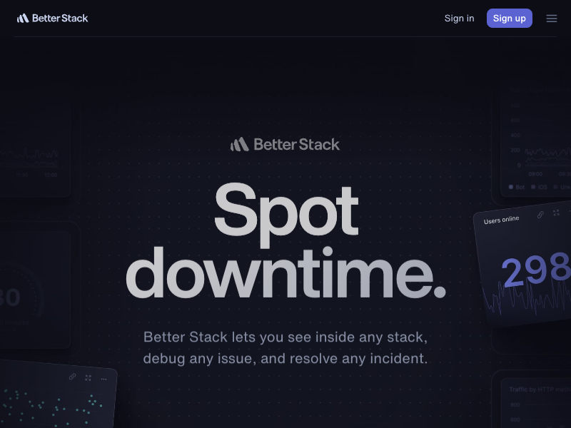 Better Uptime API