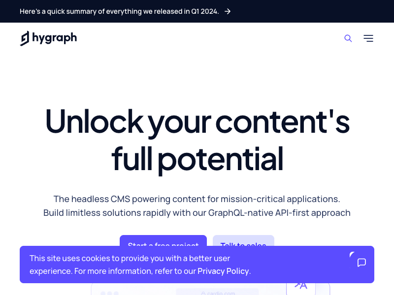 GraphCMS Content API