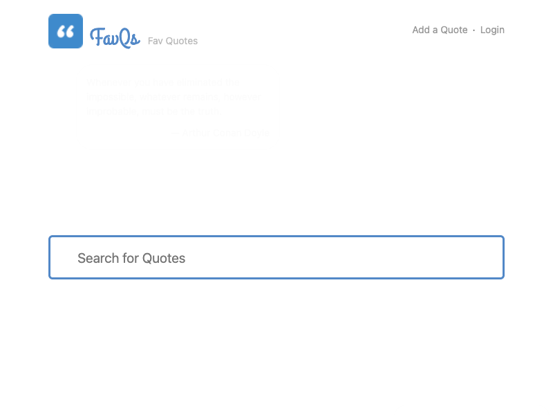 FavQs API