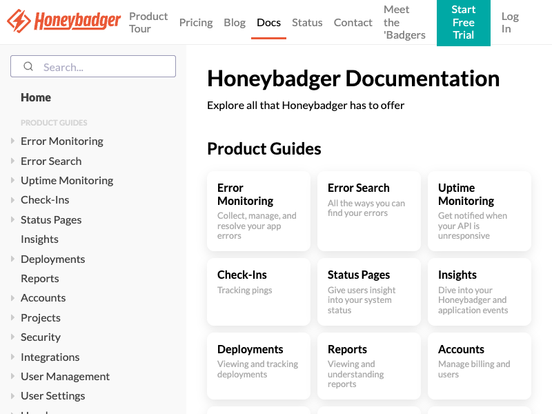 Honeybadger API
