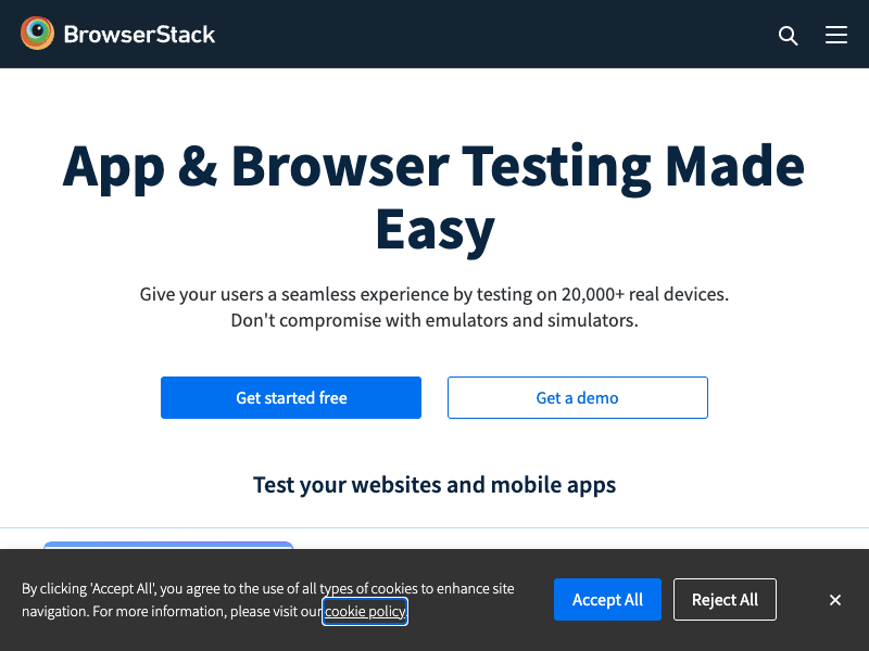 BrowserStack API