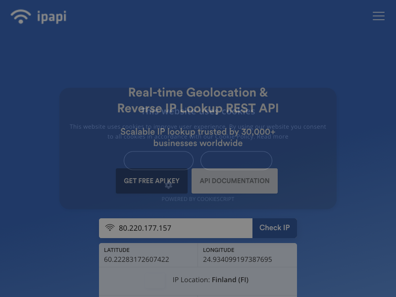 ipapi API