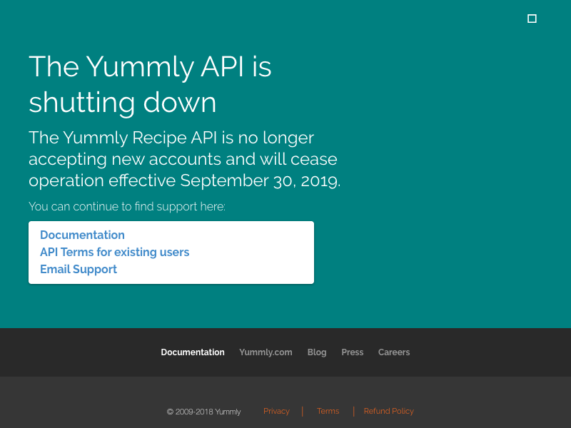 Yummly API