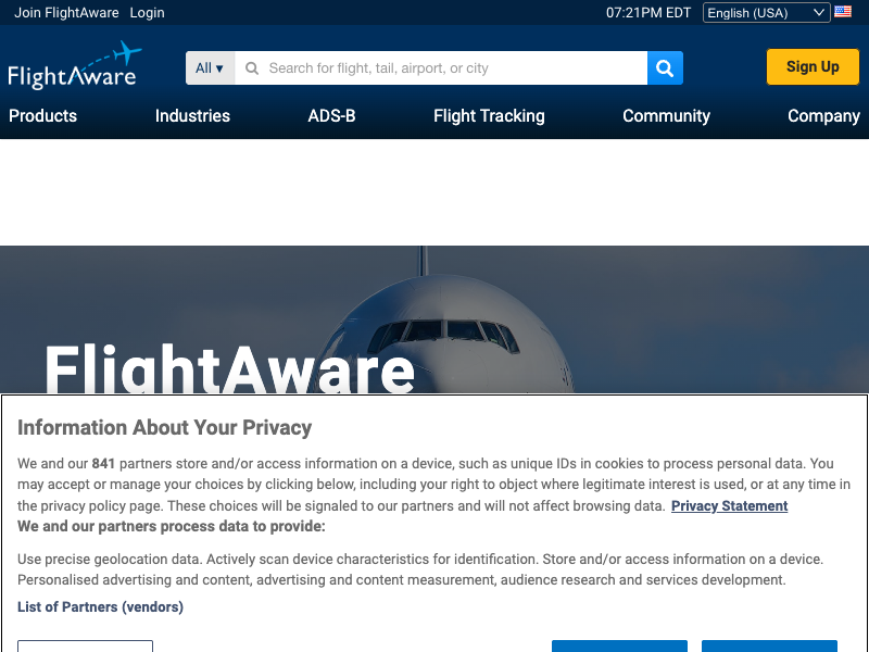 FlightAware AeroAPI