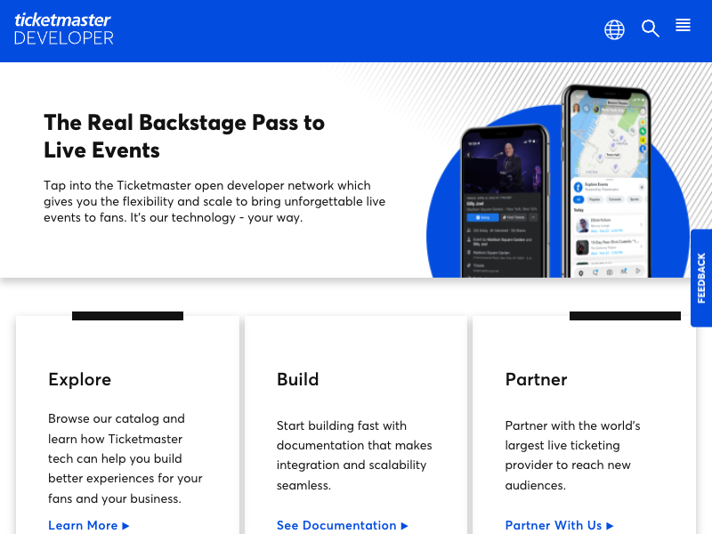 Ticketmaster API