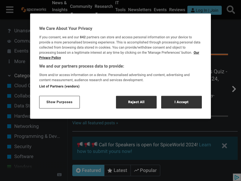 Spiceworks Community API