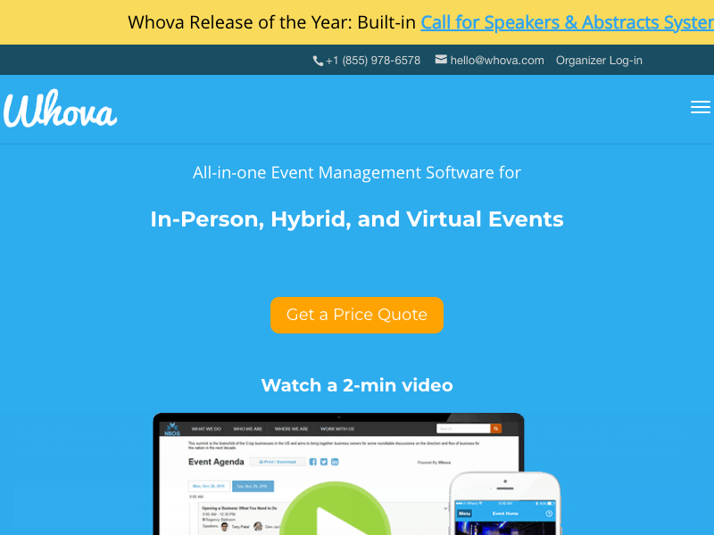 Whova API