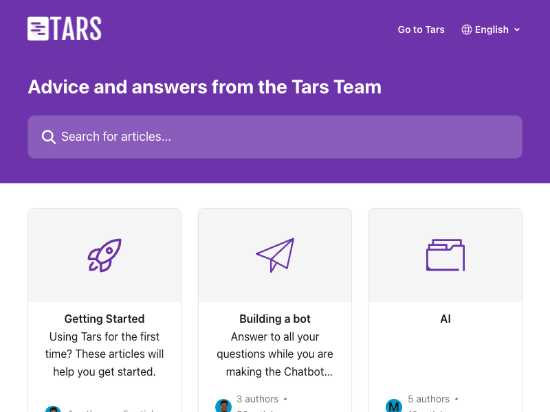Tars API