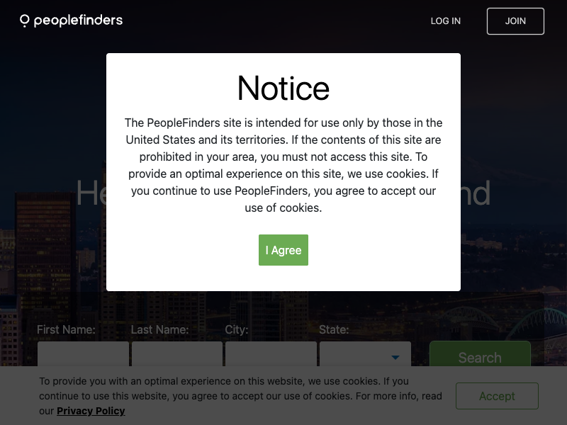 PeopleFinders API