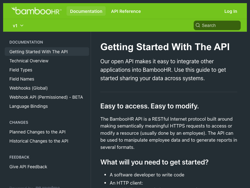 BambooHR API