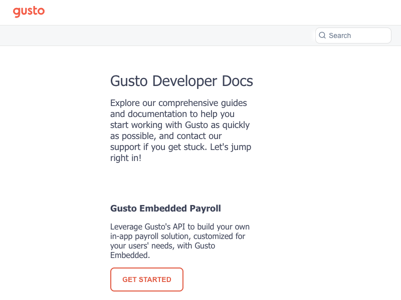 Gusto API