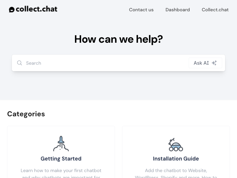 Collect.chat API