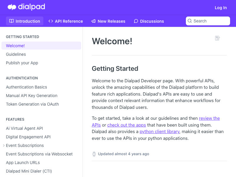 Dialpad API