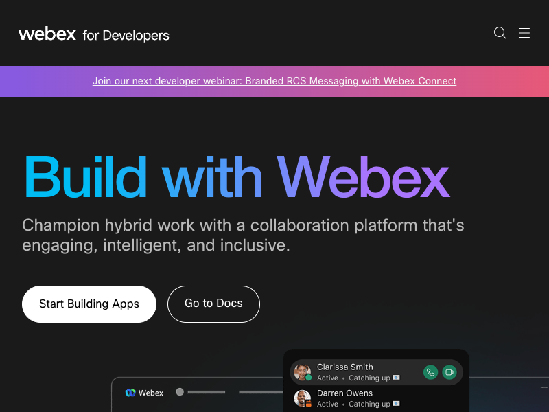 Webex API