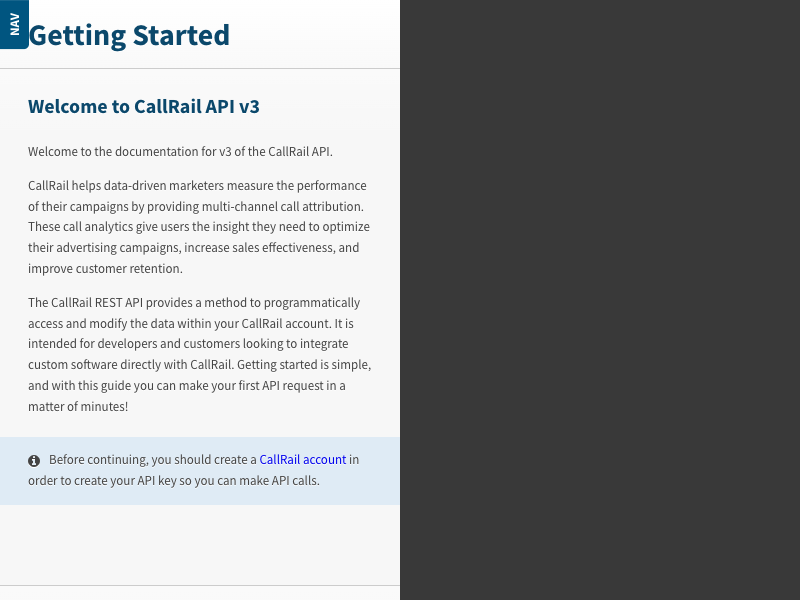 CallRail API