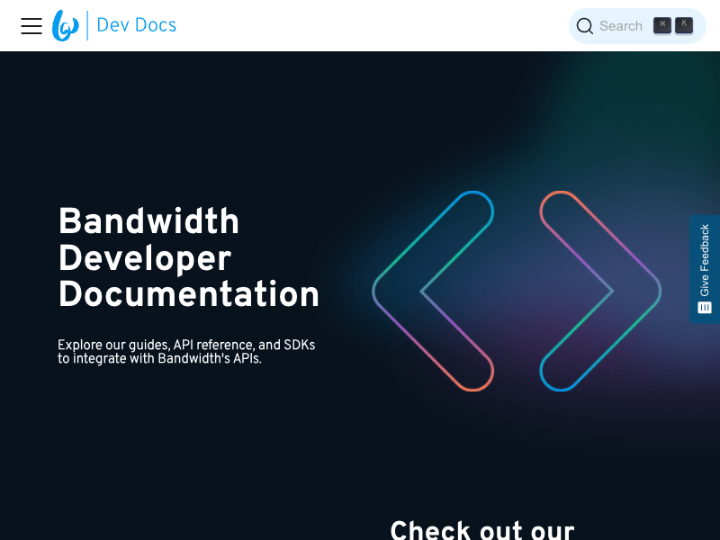 Bandwidth API