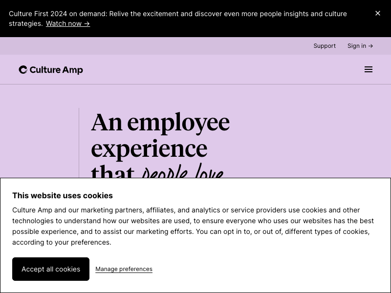 Culture Amp API