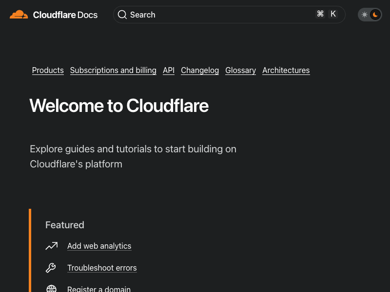 Cloudflare API