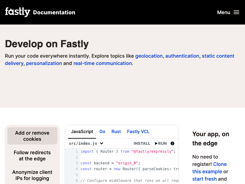 Fastly API