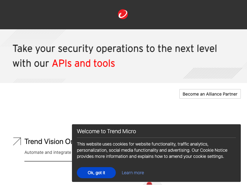Trend Micro Automation API
