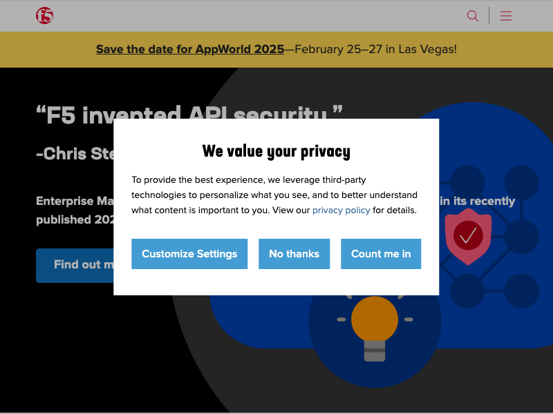 F5 System Management API