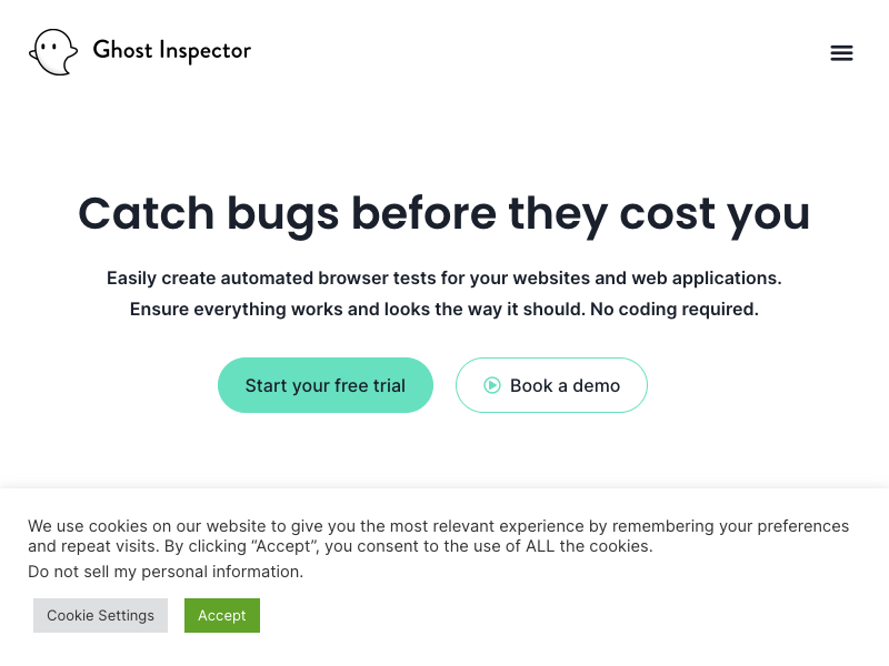 Ghost Inspector API
