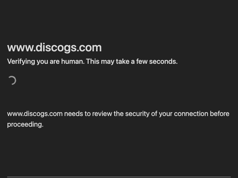 Discogs API
