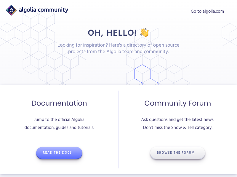 Algolia Places API
