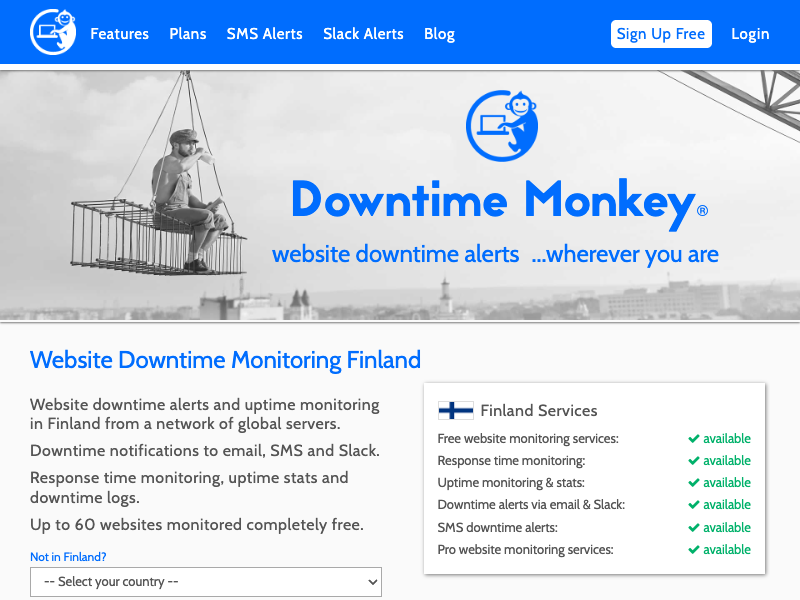 Downtime Monkey API
