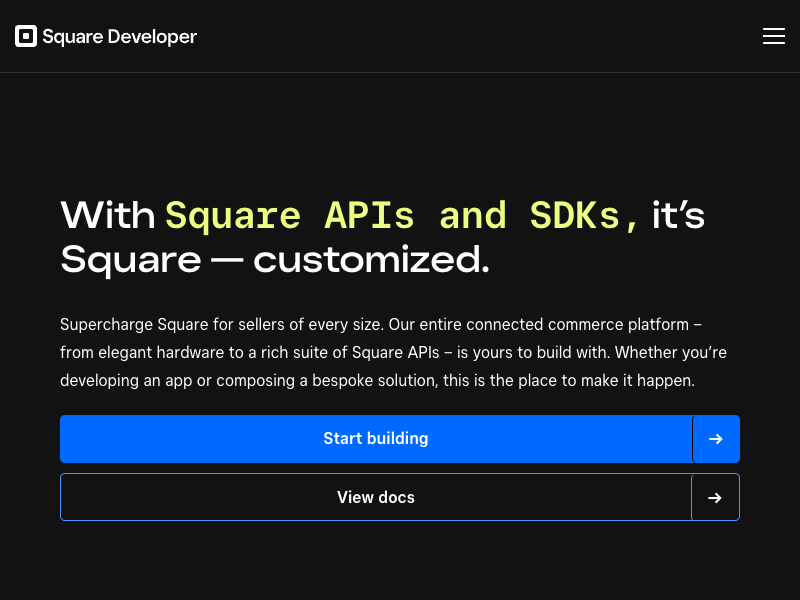 Square API