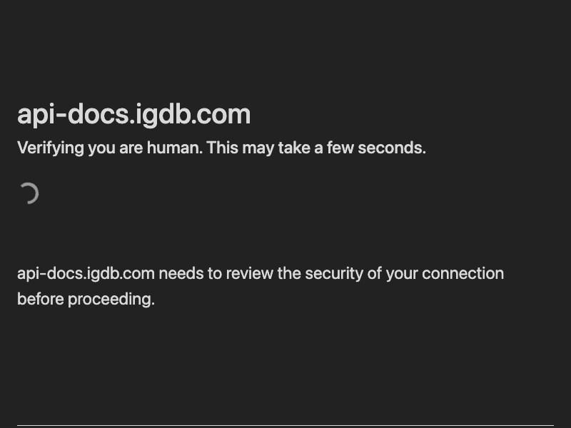 IGDB API