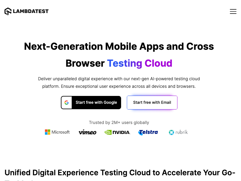 LambdaTest API