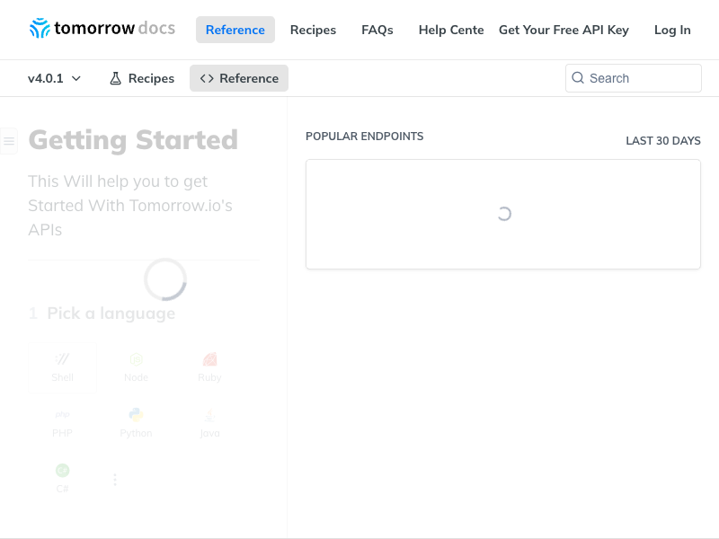 Tomorrow.io API