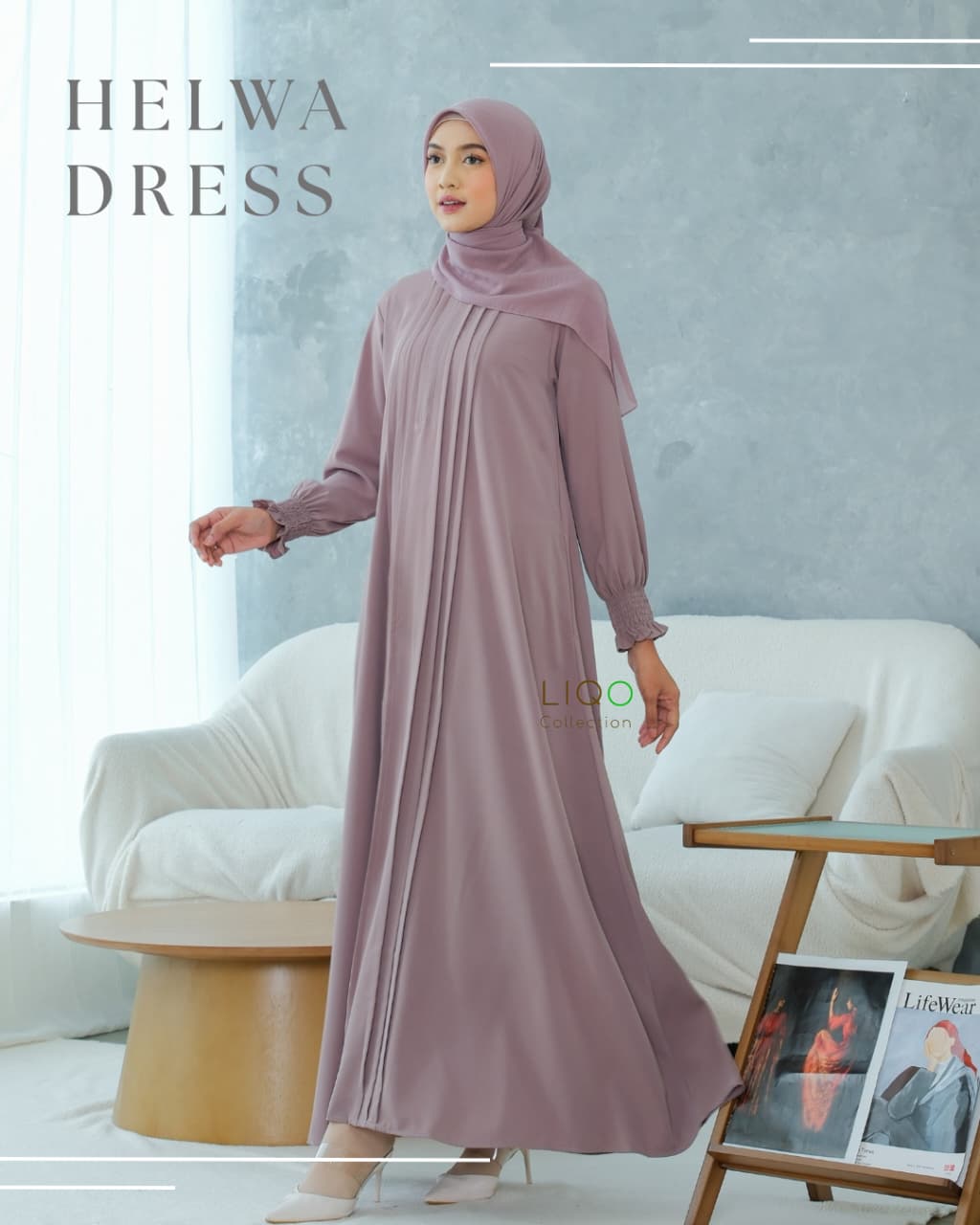 Gamis Helwa Purple