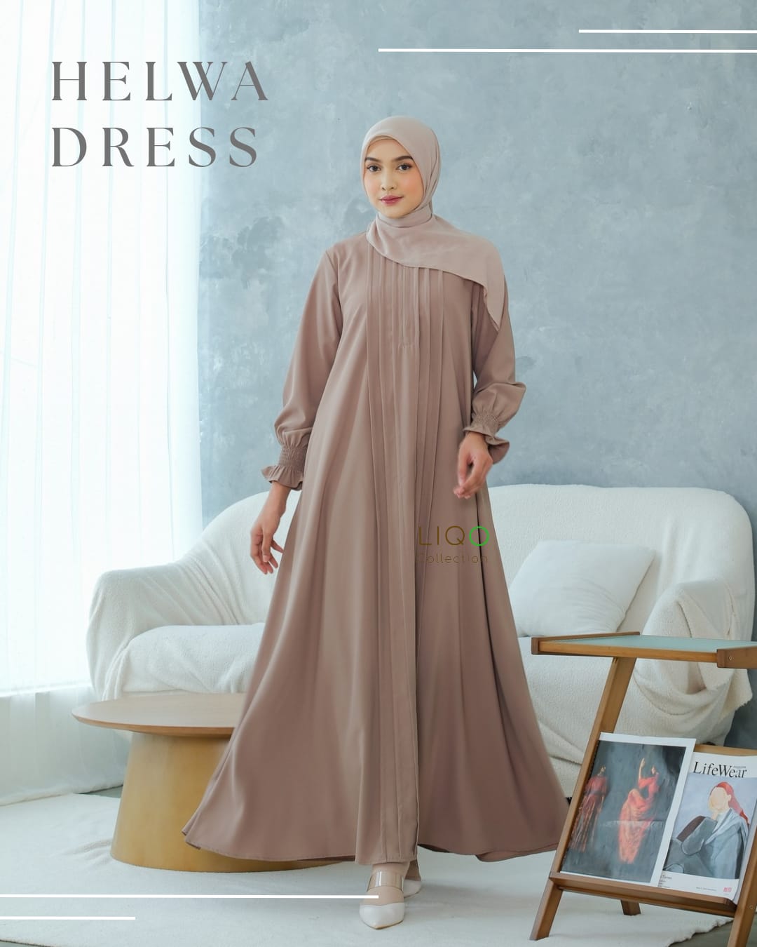 Gamis Helwa Brown