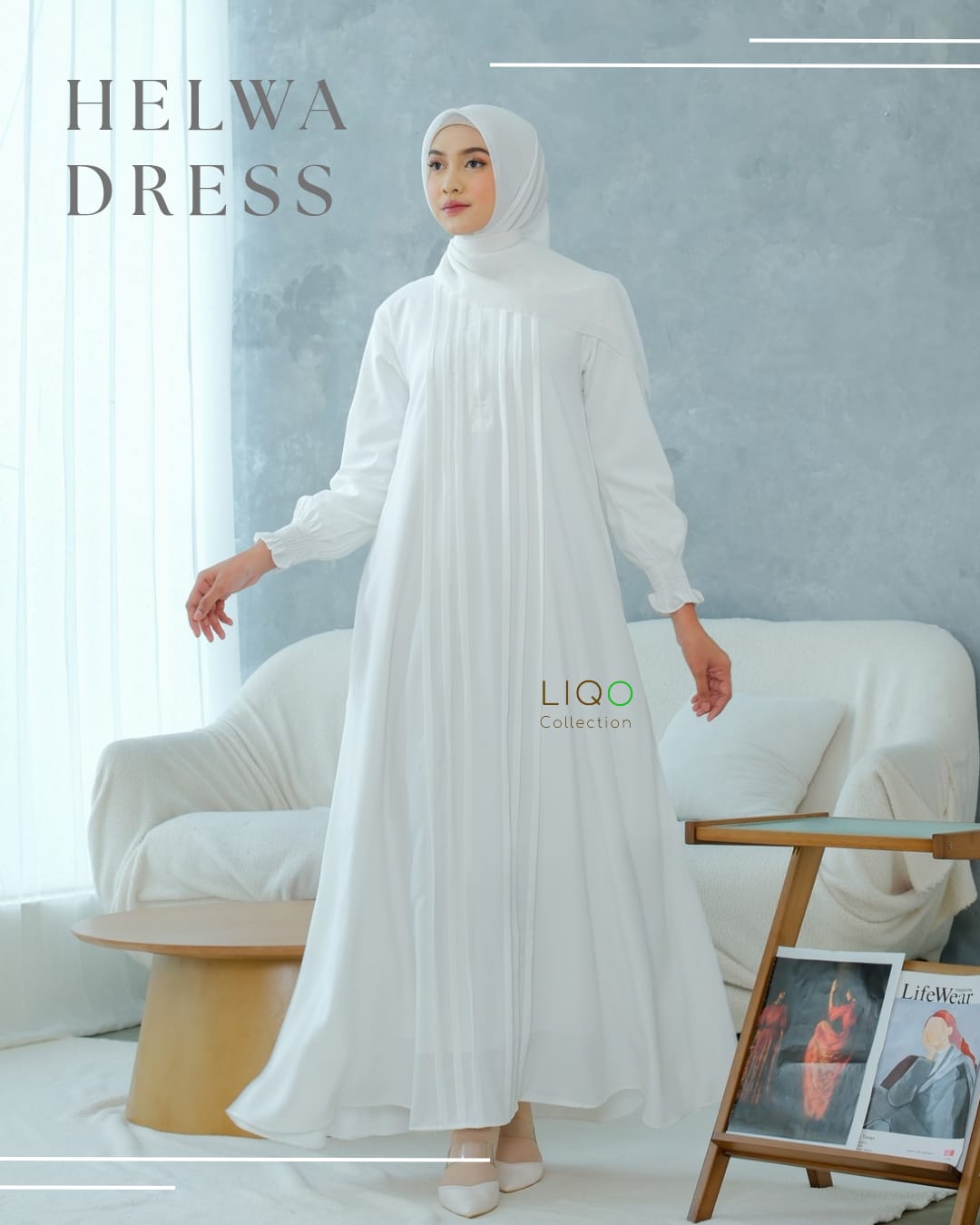 Gamis Helwa White