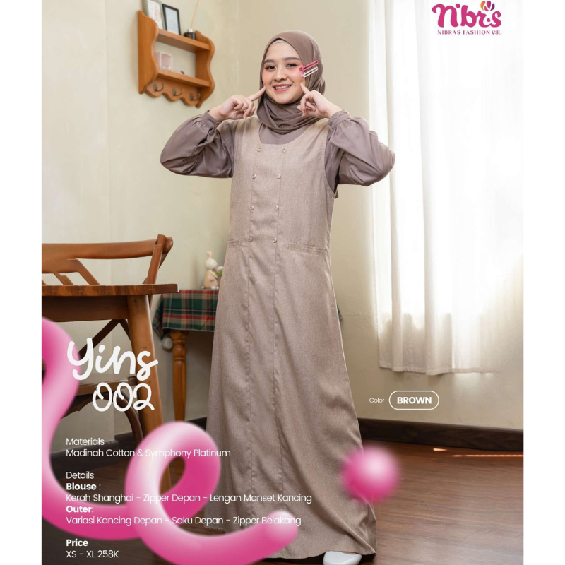 Gamis YINS 002 Brown
