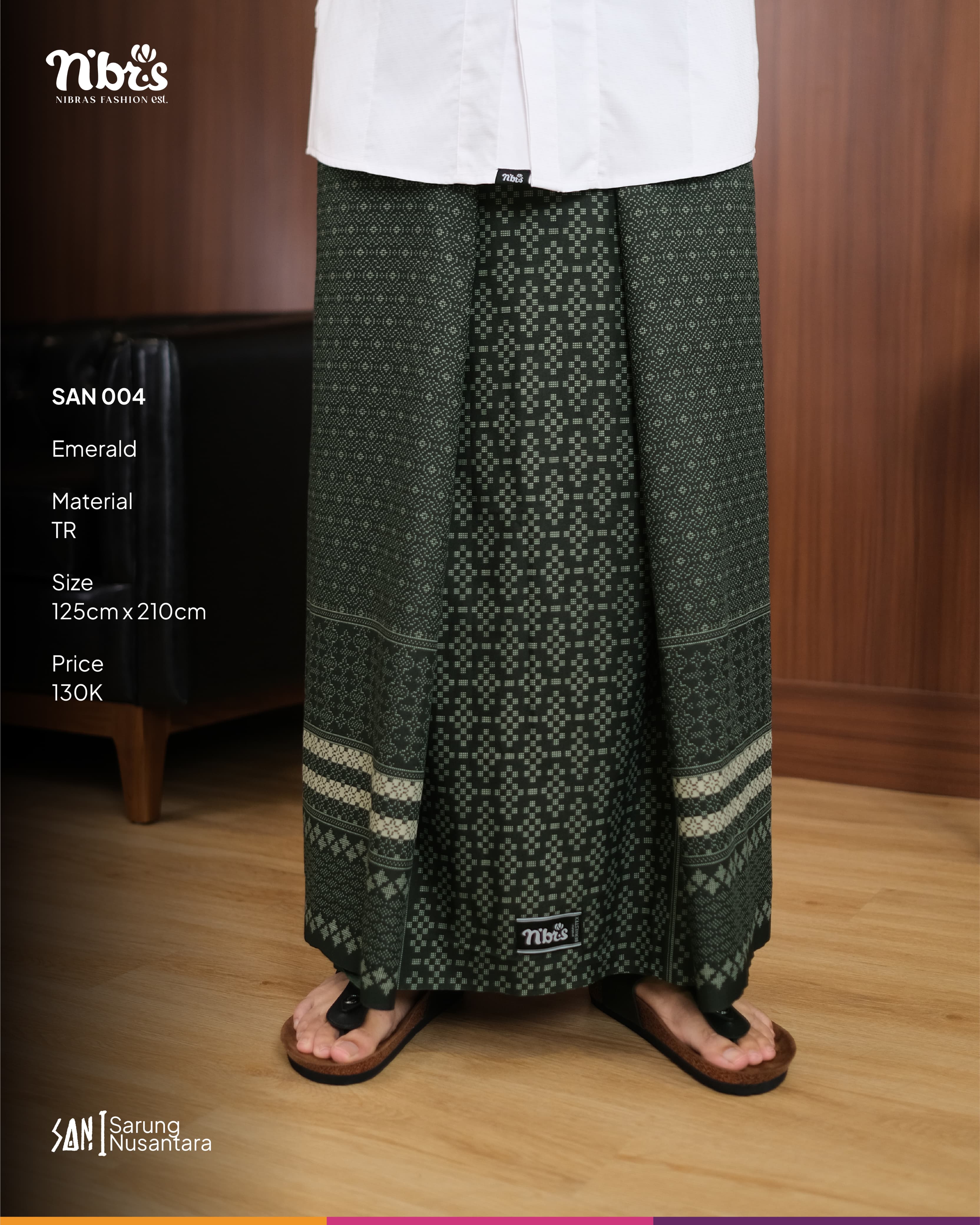 Sarung SAN 004 Emerald