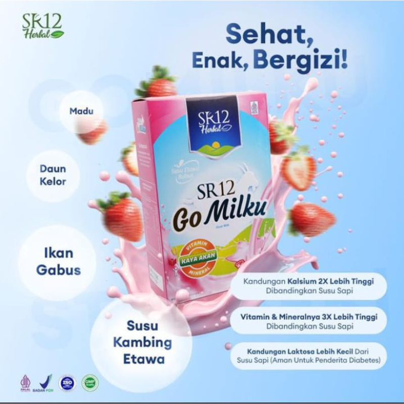 Susu SR12 GoMilku Stroberi