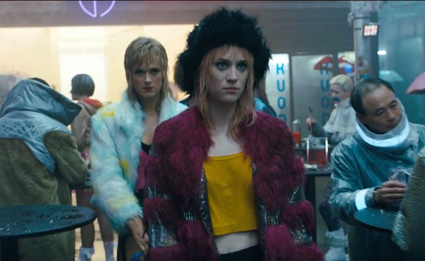 Mackenzie Davis as Mariette (a replicant prostitute). All copyrights owned by Alcon Entertainment