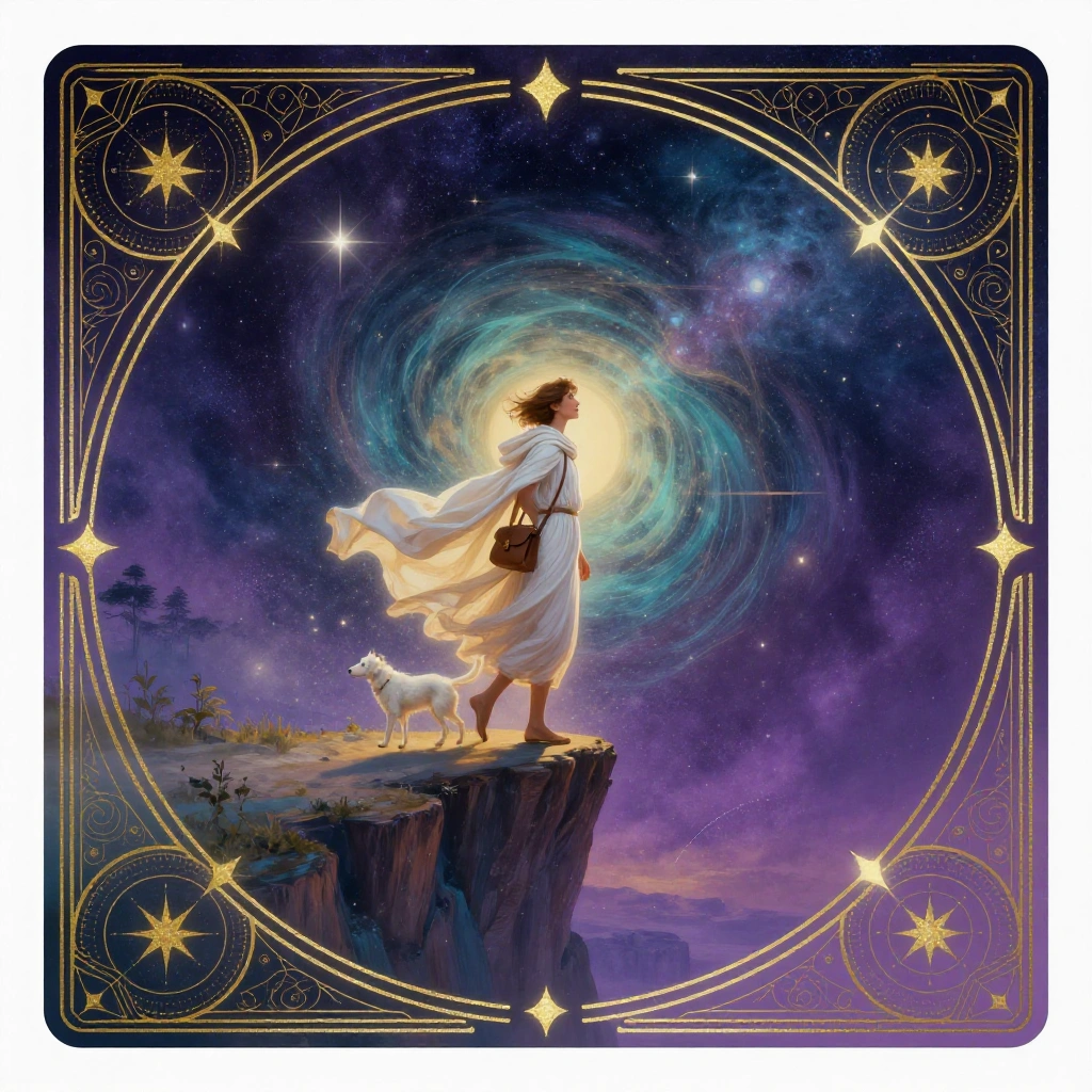 The Fool tarot card art