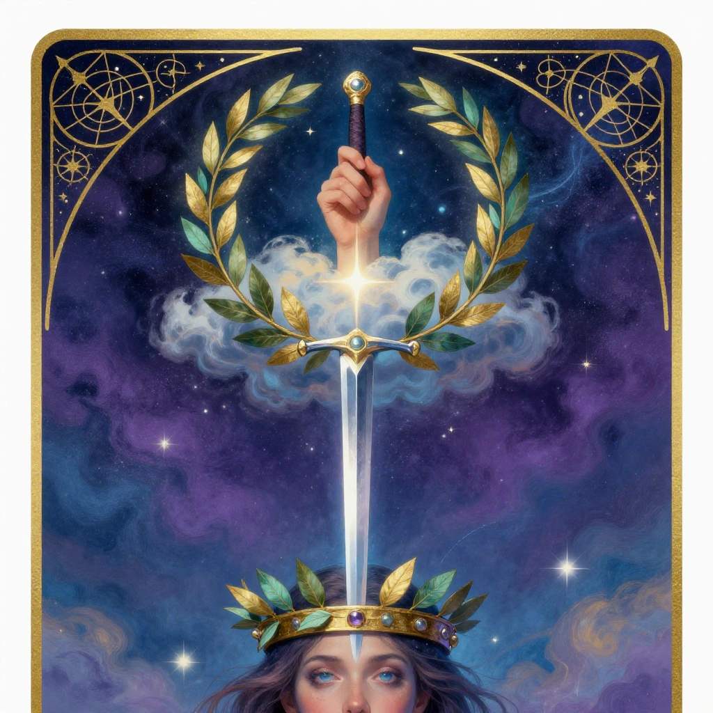 Ace of Swords tarot card art