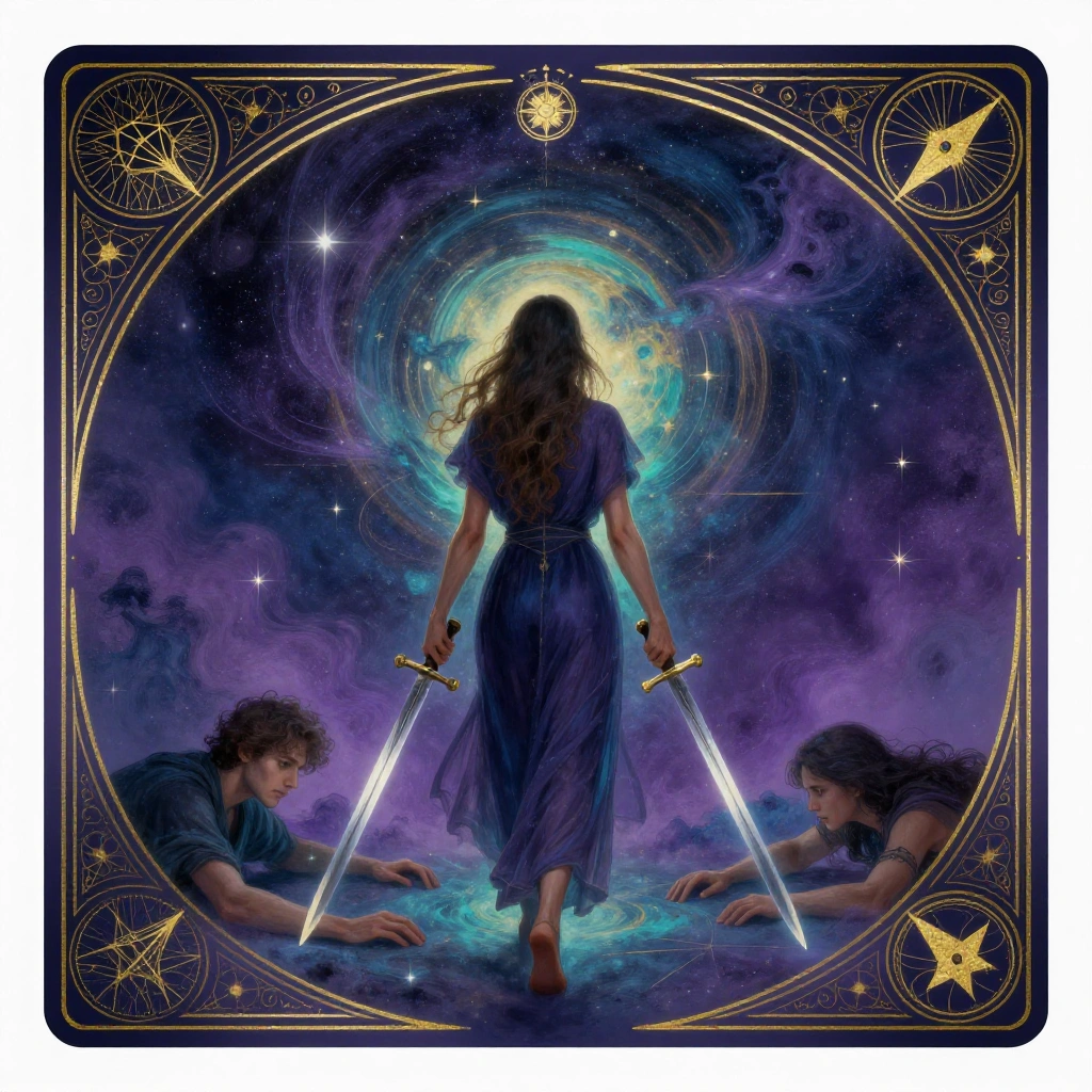 Five of Swords tarot card art