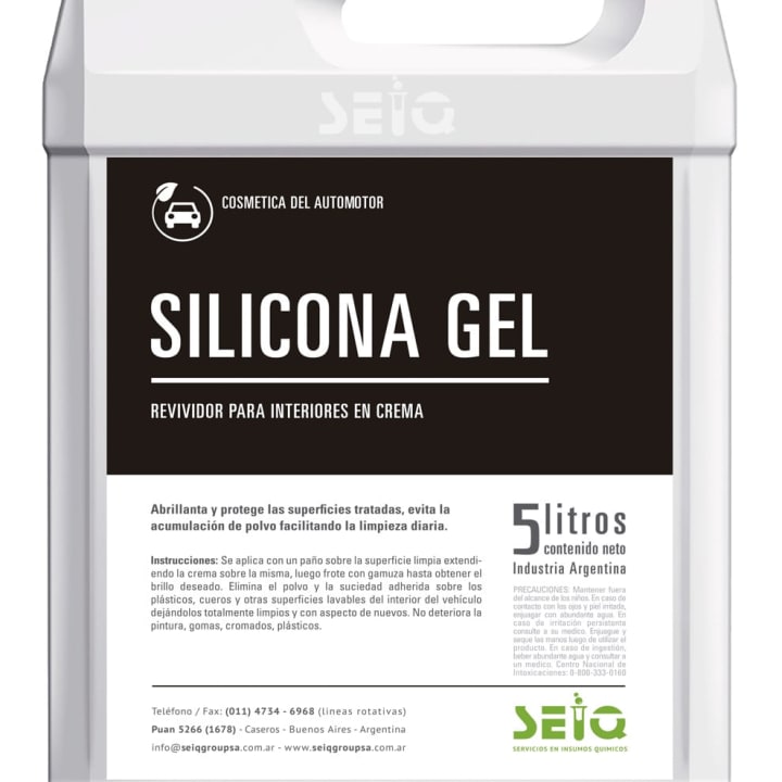 Silicona Gel para autos x 1/2 lt
