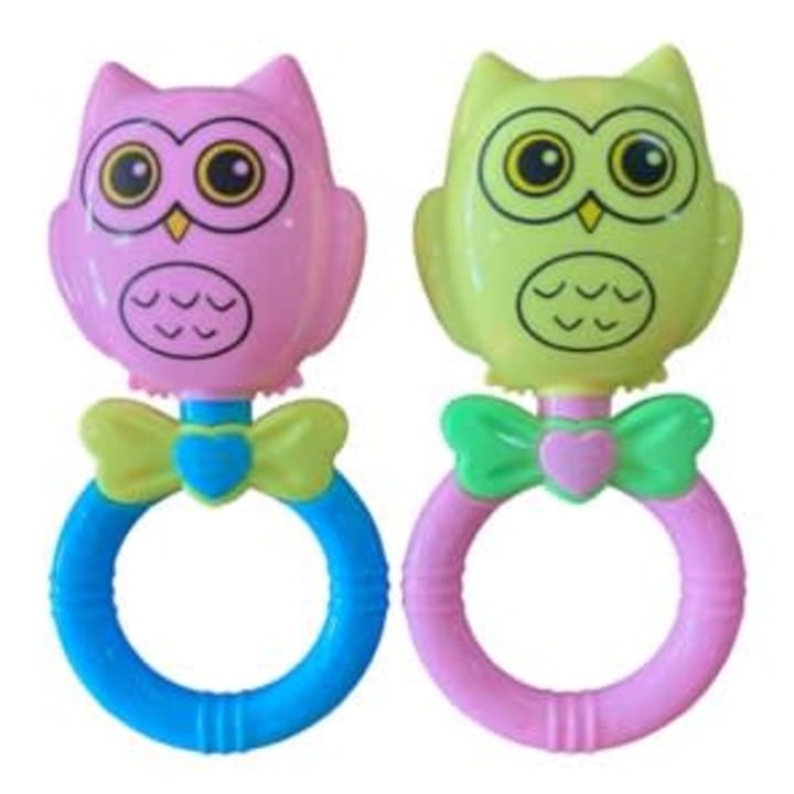 Sonajero búho x 2 pcs