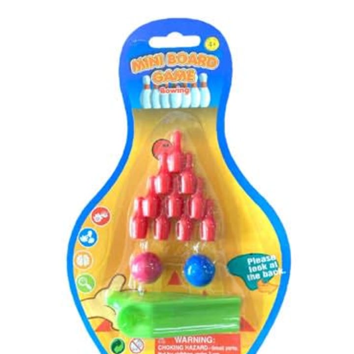 Juego - mini bowling en blister