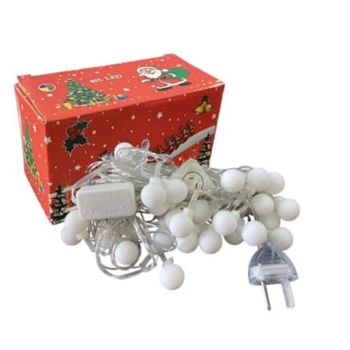 Luz bola LED x 36 chica multicolor
